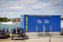 CONTAINEX-WC-Container-Hafen-Medulin-Croatia Контейнеры-туалеты
