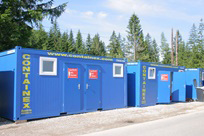 CONTAINEX-WC-Container-Jugendlager-Mariazell Контейнеры-туалеты